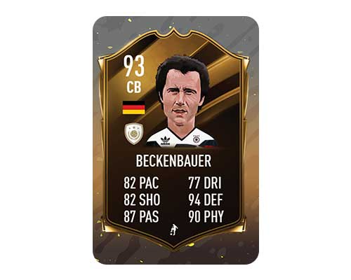 کارت کیمدی Beckenbauer تیم آیکون 2021