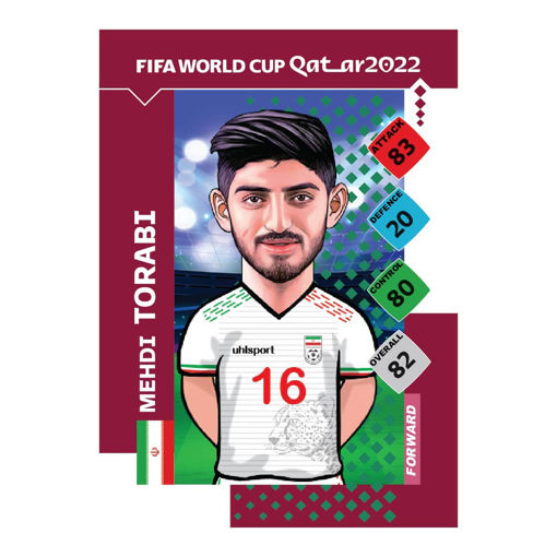 کارت سری World Cup2022 بازیکن Torabi