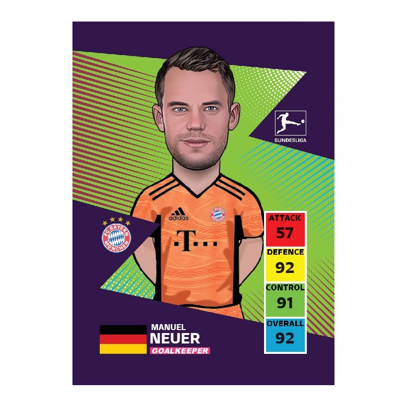 کارت سری Basic 2023 بازیکن Manuel Neuer