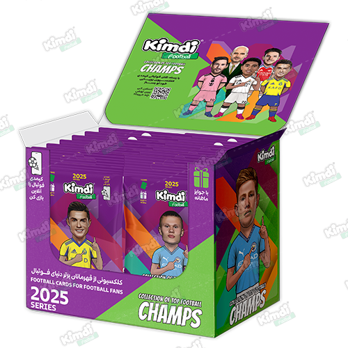 بسته کیمدی فوتبال 2025 Champs- پک 240 تایی ویژه فروشگاه داران